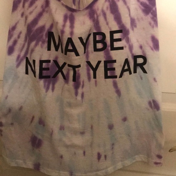 Southern spirit tie dye maybe next year tank L NWT - Picture 2 of 5